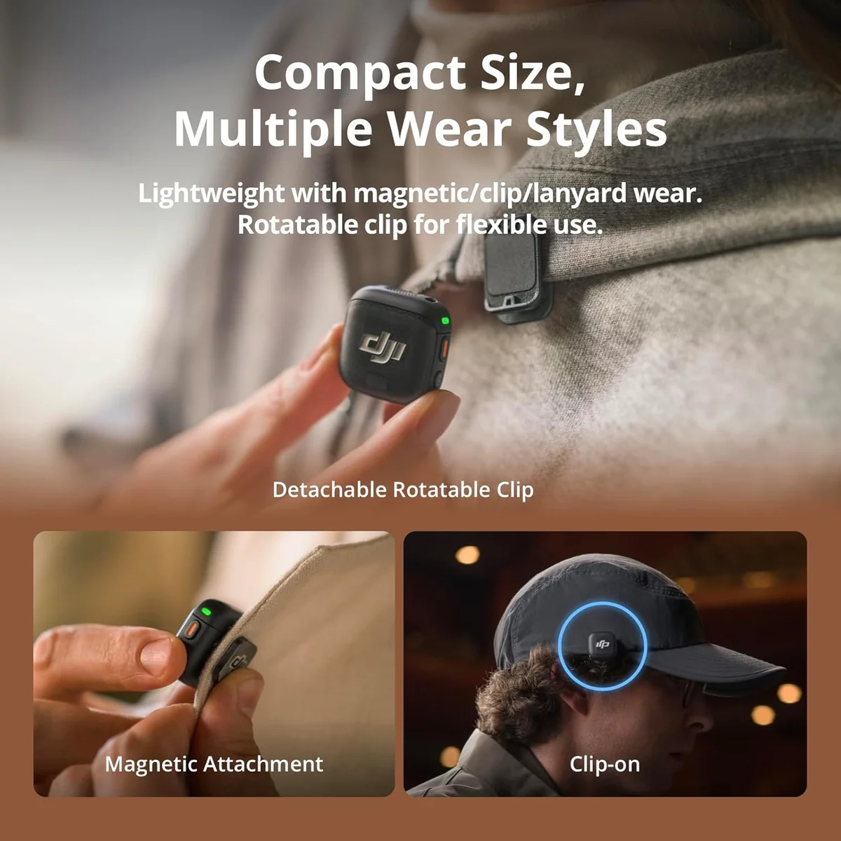 DJI Mic 3 — our #1 pick in action