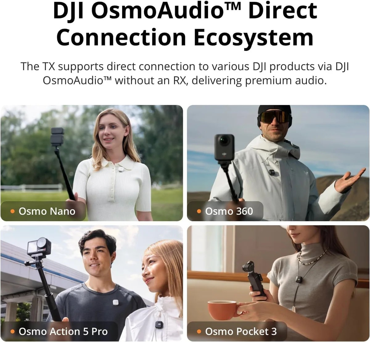 DJI Mic Mini charging docks and accessories — the complete kit