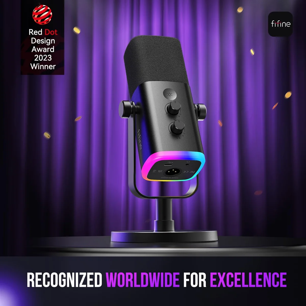 FIFINE AmpliGame dynamic microphone — budget noise rejection that outperforms condensers costing twice as much in untreated rooms