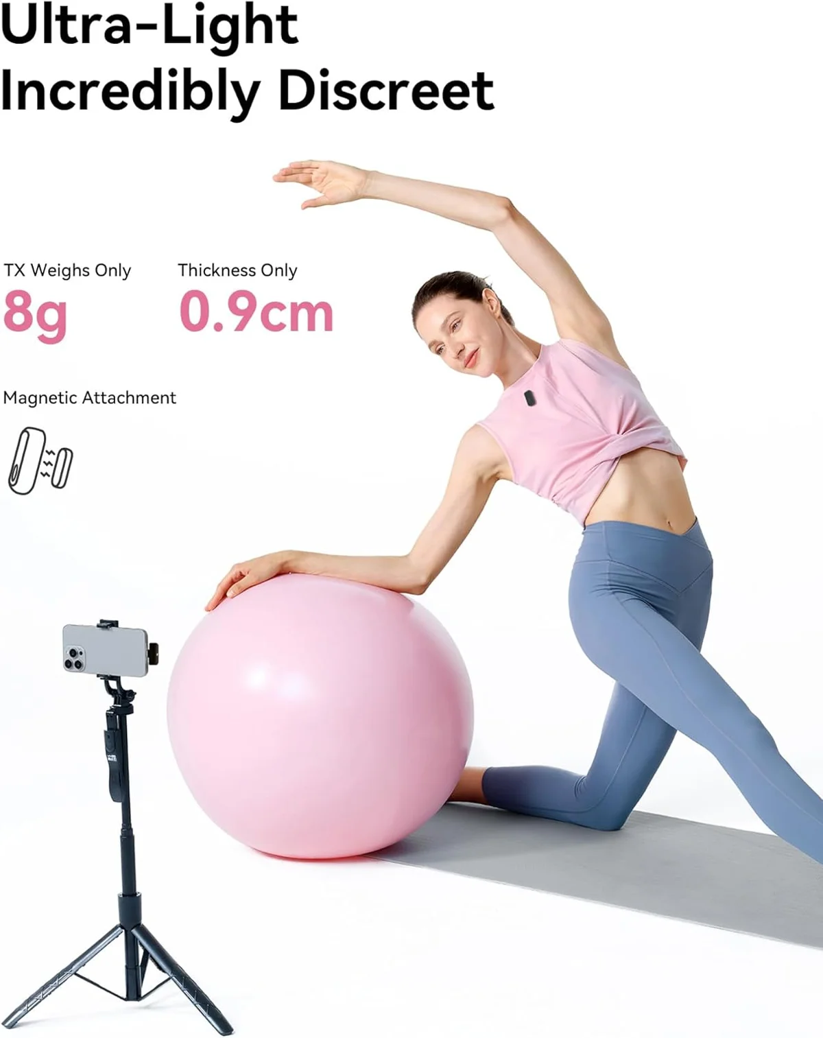 Hollyland Lark A1 receiver — USB-C direct connection for smartphones