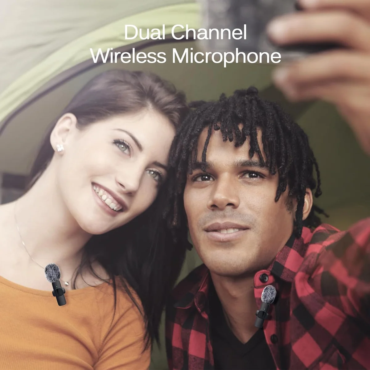 Labstandard wireless lavalier microphone and receiver unit