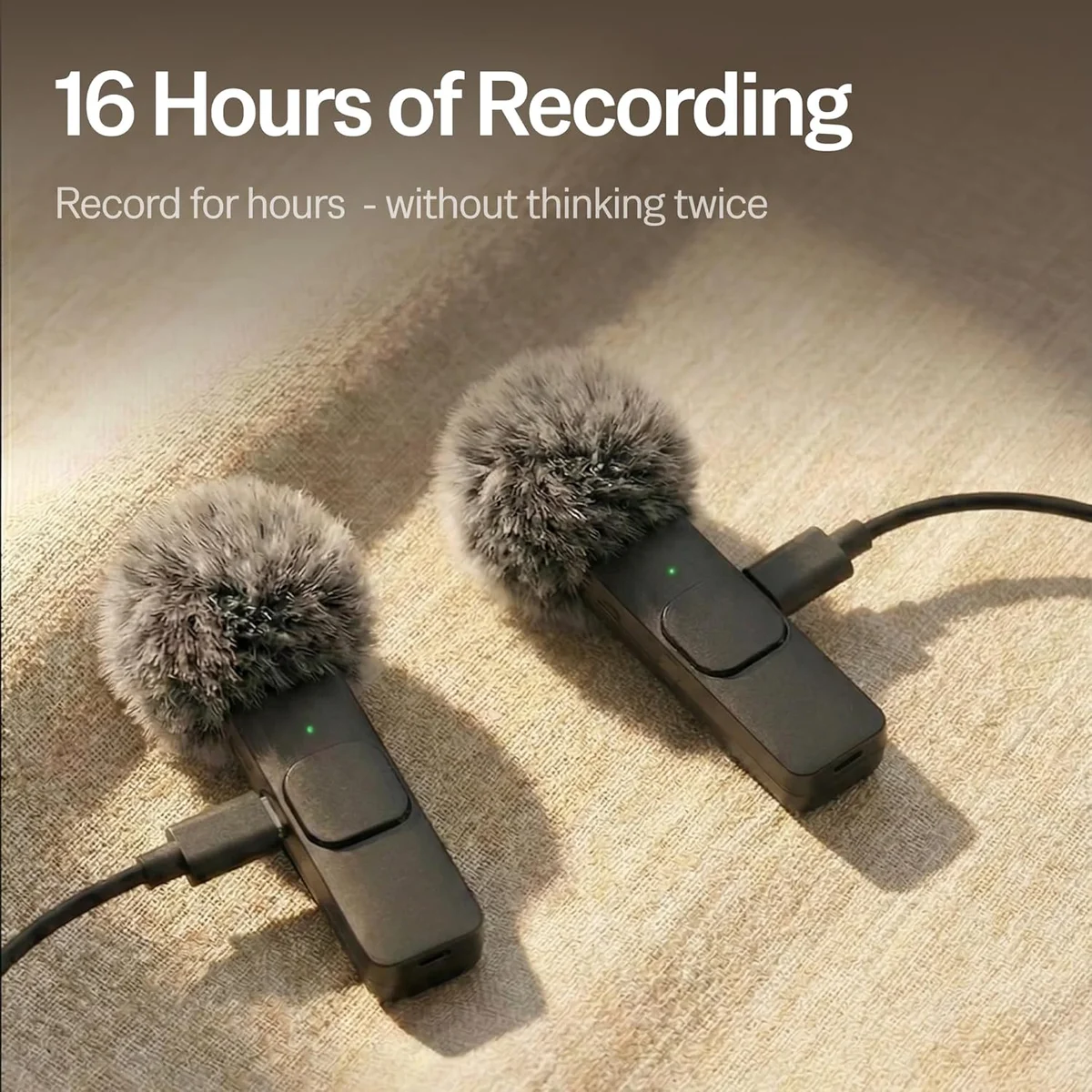 Mini Mic Pro Wireless Lavalier mounted on camera