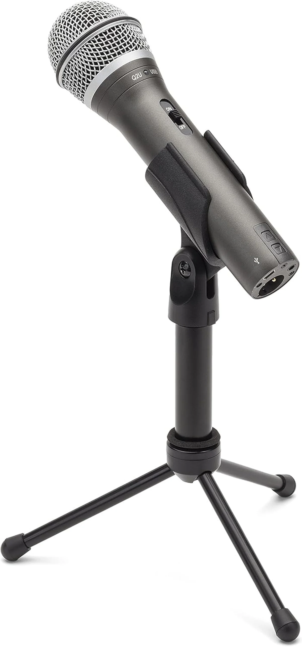 Samson Q2U USB/XLR Microphone — our #1 pick in action