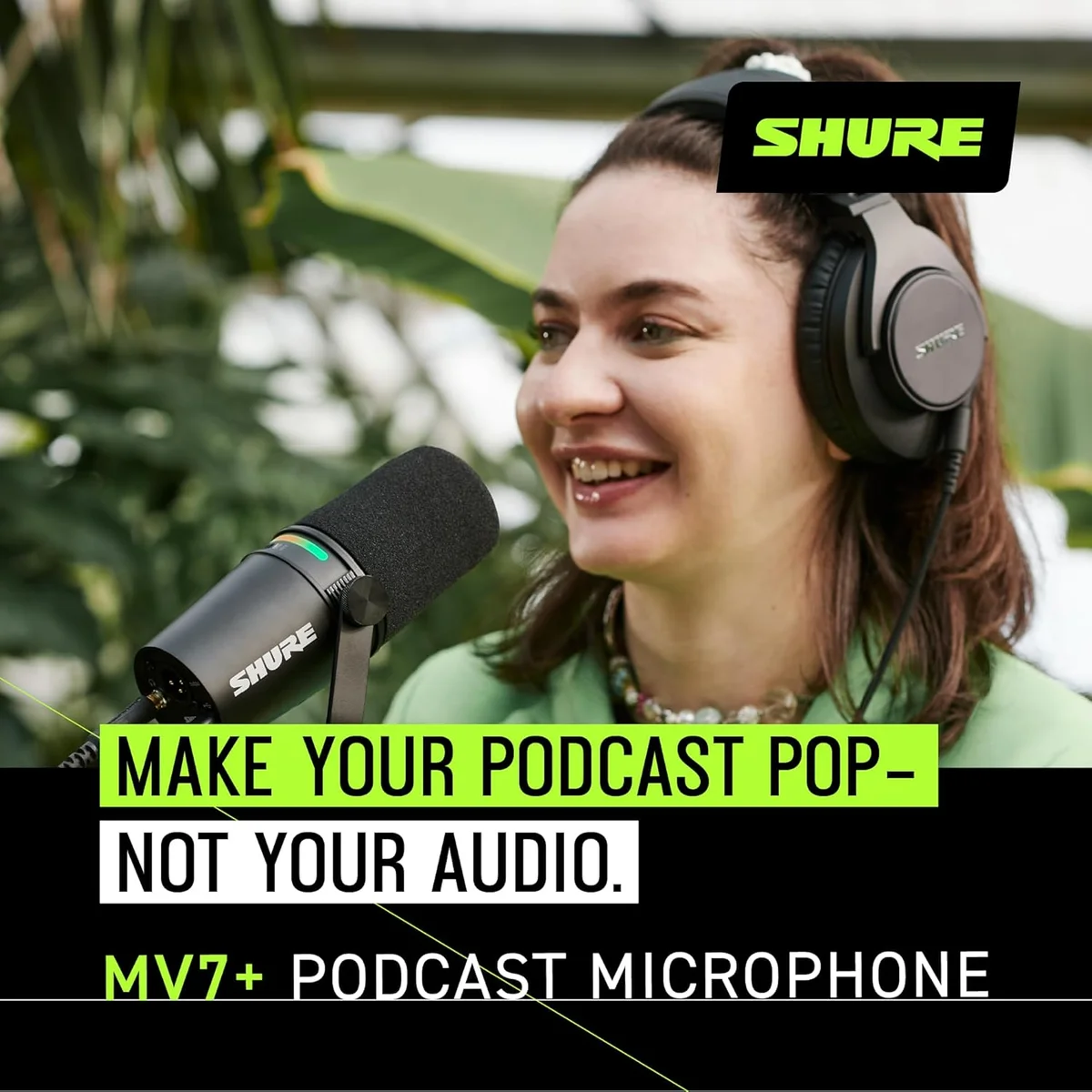Shure MV7+ build quality — all-metal construction for daily professional use